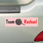 Team Rachael Bumpersticker (Op auto)