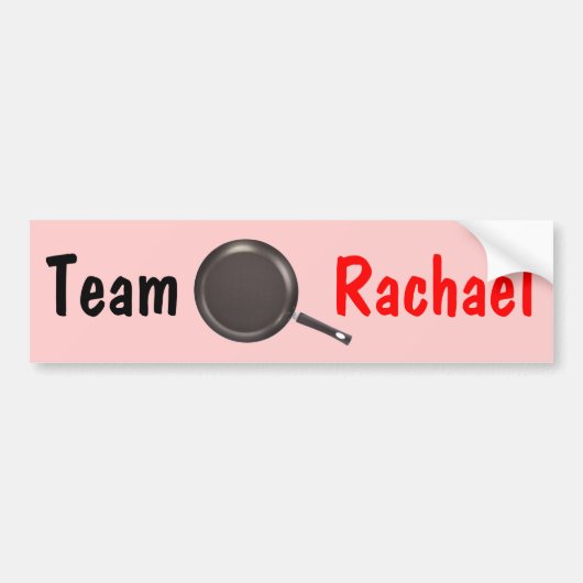 Team Rachael Bumpersticker (Voorkant)