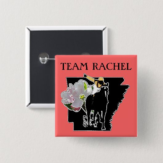 Team Rachel Apple Blossom Showdown Button (Voorkant /achterkant)