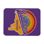 Team Rainbow aangepaste magneet (Horizontaal)