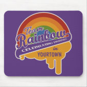 Team Rainbow aangepaste mousepad Muismat (Voorkant)