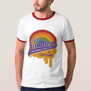 Team Rainbow aangepaste shirt