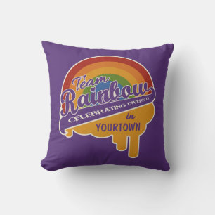 Team Rainbow, aangepaste worpen kussen