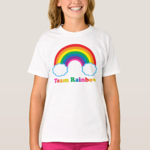 Team Rainbow Cute Colorful Kinder T-shirt