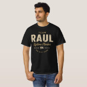 Team Raul Lifetime Lid Persoonlijke naam T-shirt (Voorkant volledig)
