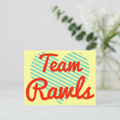 Team Rawls Briefkaart (Staand voorkant)