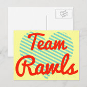 Team Rawls Briefkaart (Voorkant / Achterkant)