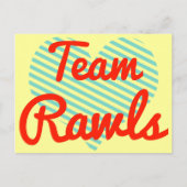 Team Rawls Briefkaart (Voorkant)