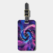 Team Rawr Galaxy Bagagelabel (Voorkant verticaal)