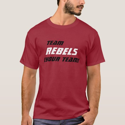 Team Rebels T-Shirt (Voorkant)
