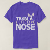 Team rechercheur Nose Police Detection Dog K9 1 T-shirt (Design voorkant)