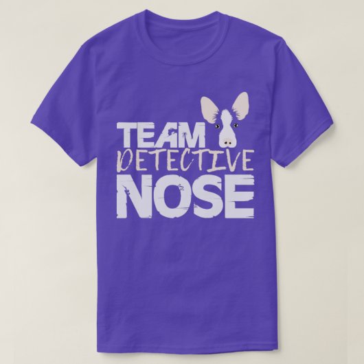 Team rechercheur Nose Police Detection Dog K9 1 T-shirt (Design voorkant)