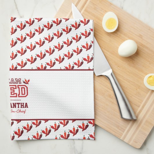 TEAM RED Lid Theedoek (Quarter Fold)