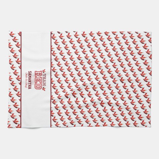 TEAM RED Lid Theedoek (Horizontaal)