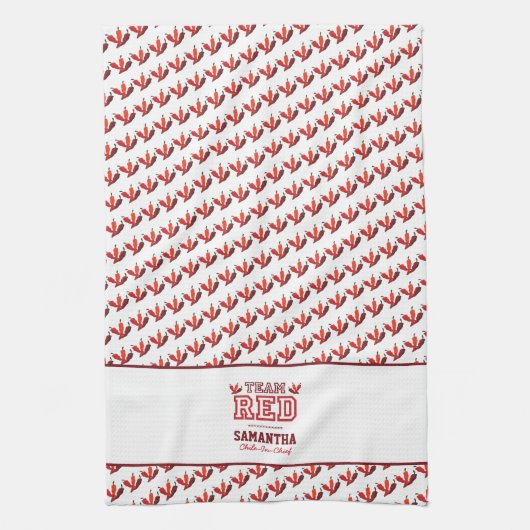 TEAM RED Lid Theedoek (Verticaal)