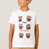 Team Red Panda Samauri T-shirt (Voorkant)