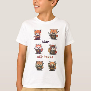 Team Red Panda Samauri T-shirt
