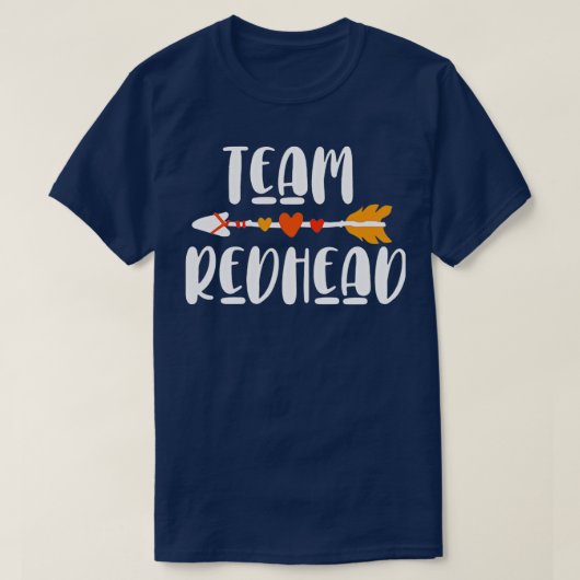 Team Redhead 1 T-shirt (Design voorkant)