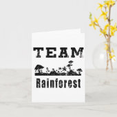 Team Regenwoud Aarddag Vintage  Kaart (Gele Bloem)