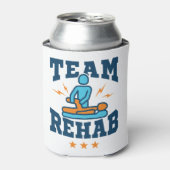 Team Rehab Physical Therapist Squad Personage Team Blikjeskoeler (Blikje Voorkant)