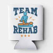 Team Rehab Physical Therapist Squad Personage Team Blikjeskoeler (Achterkant)