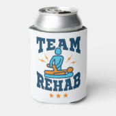 Team Rehab Physical Therapist Squad Personage Team Blikjeskoeler (Blikje Achterkant)