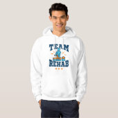 Team Rehab Physical Therapist Squad Personage Team Hoodie (Voorkant volledig)