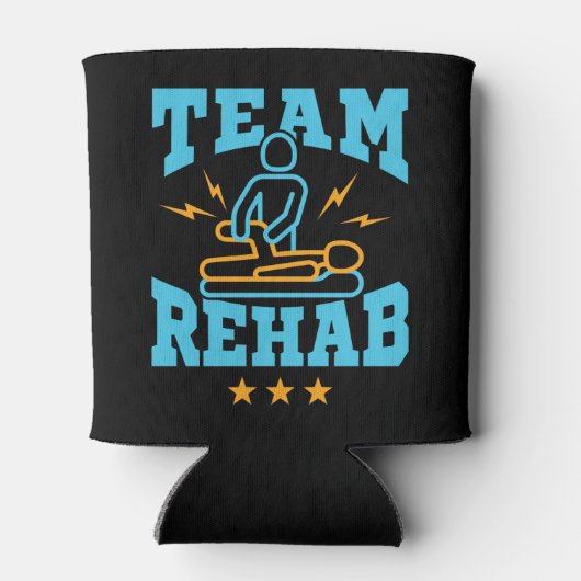 Team Rehab Rehabilitation Physical Therapy Blikjeskoeler (Achterkant)