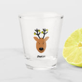 Team Reindeer - Dancer Shot Glas (Voorkant)