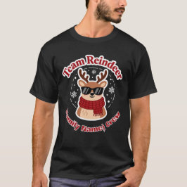 Team Reindeer – Op maat gemaakte kerstmatching voo T-shirt
