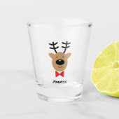 Team Reindeer - Prancer Shot Glas (Voorkant)