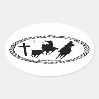Team reping Cross Euro Style Ovale Sticker