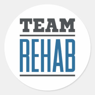 Team Revalidatie Technicus Therapeut Ronde Sticker