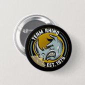 Team Rhino Knop Ronde Button 5,7 Cm (Voorkant /achterkant)