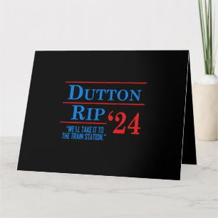 Team RIP 2024 Funny Campaign Gifts Train Station T Kaart