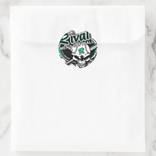 Team rivaal softbal Stickers (Tas)