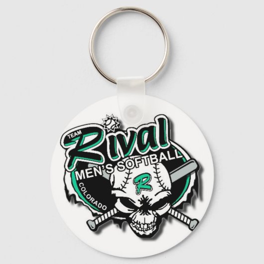 Team Rival Softball Sleutelhanger (Voorkant)