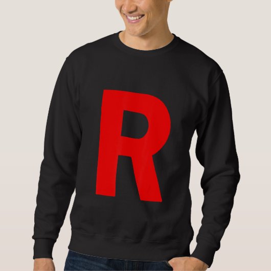 Team Rocket Halloween Kostuum Cosplay R Mannen Vro Trui (Voorkant)