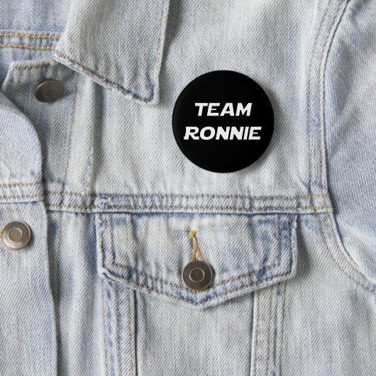 Team Ronnie Ronde Button 5,7 Cm (In situ)