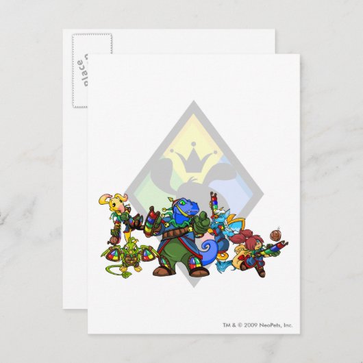 Team Roo Island Group Briefkaart (Voorkant / Achterkant)