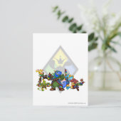 Team Roo Island Group Briefkaart (Staand voorkant)