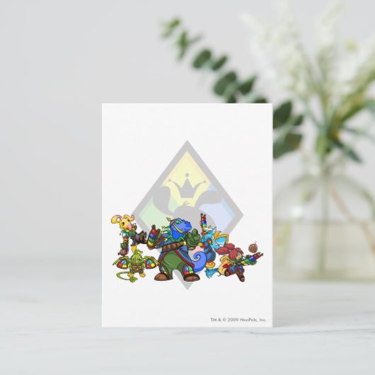 Team Roo Island Group Briefkaart (Staand voorkant)