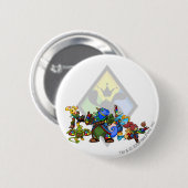 Team Roo Island Group Ronde Button 5,7 Cm (Voorkant /achterkant)
