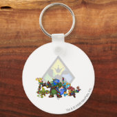 Team Roo Island Group Sleutelhanger (Voorkant)