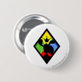 Team Roo Island Logo Ronde Button 5,7 Cm (Voorkant /achterkant)