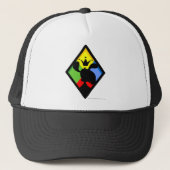 Team Roo Island Logo Trucker Pet (Voorkant)