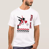 🏊 ♀️ team - Rood T-shirt (Voorkant)