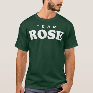 Team Roos Gepersonaliseerde Familienaam Bride Groo T-shirt