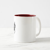 Team Ropers 200 Tweekleurige Koffiemok (Voorkant rechts)