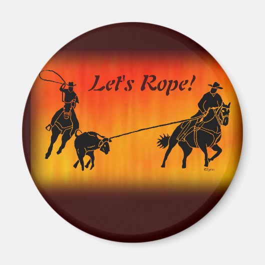 Team Ropers 202 Magneet (Voorkant)